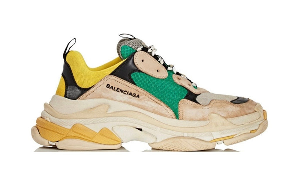 balenciaga yellow and green