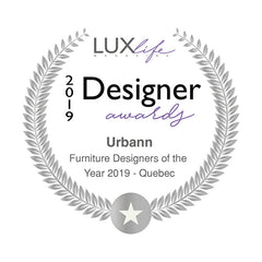 Designer Awards - Urbann is Furniture Designers of the Year 2019 - Quebec