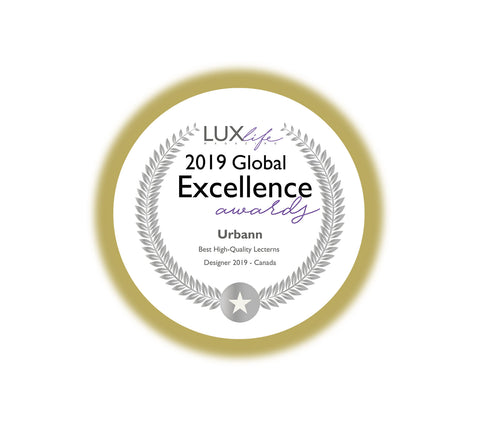 Urbann primée : Meilleur concepteur de lutrins de qualité 2019 - Canada - Global Excellence Awards