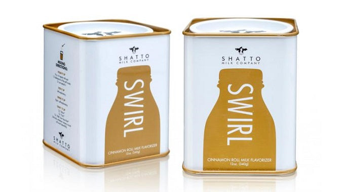 Packaging design for Shatto Milk Flavorizers.