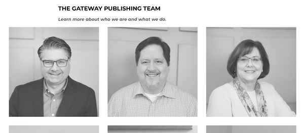Team Bios IMAGE Gateway Publishing