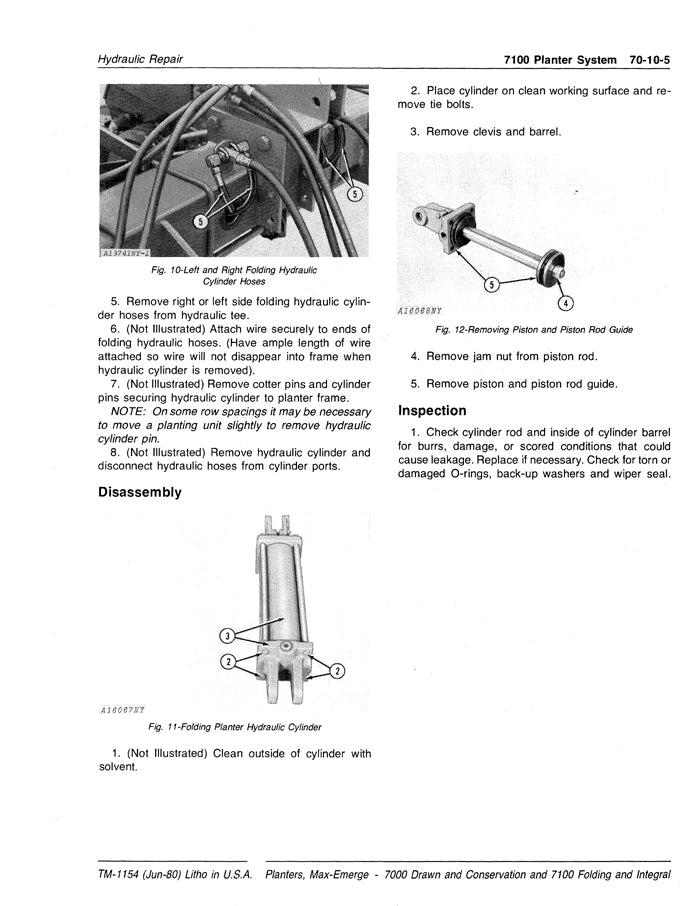 John Deere 7100 Max-Emerge Integral Planters Operators Manual 