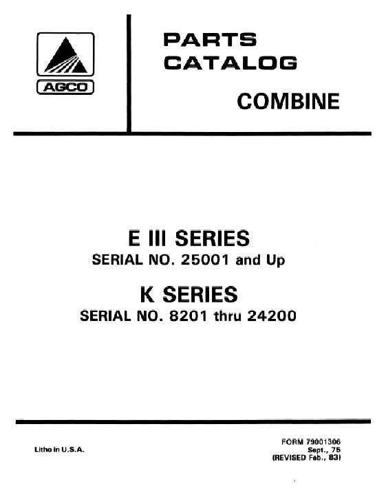 Gleaner k combine serial numbers