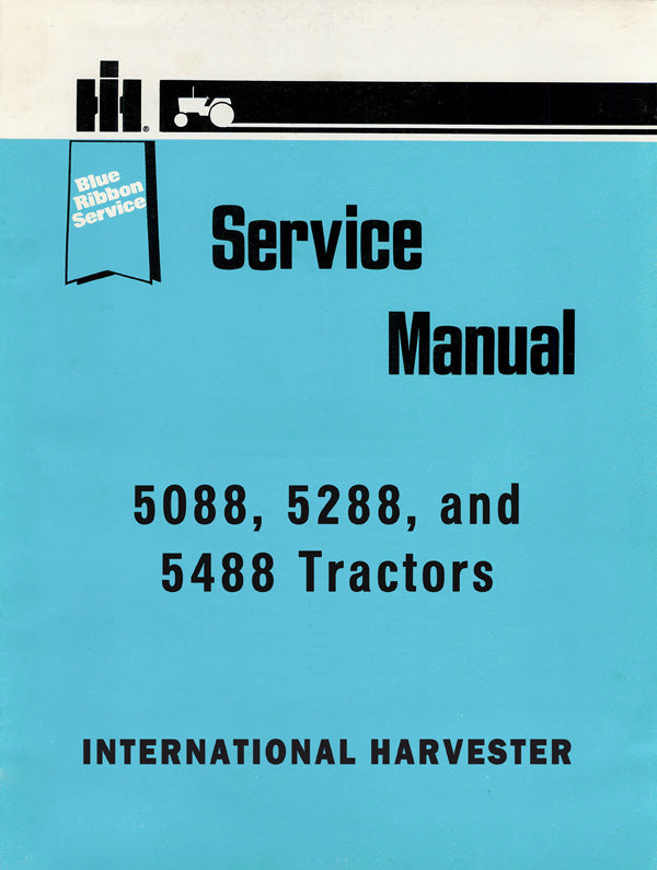 IH International 5088 5288 5488 Tractor Operators Manual Diesel 
