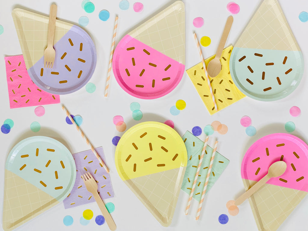 ice cream party background