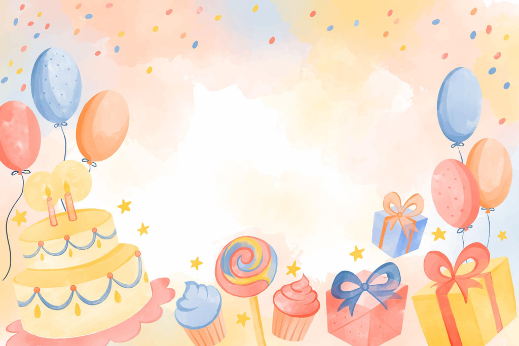 Pastel Zoom Party Background