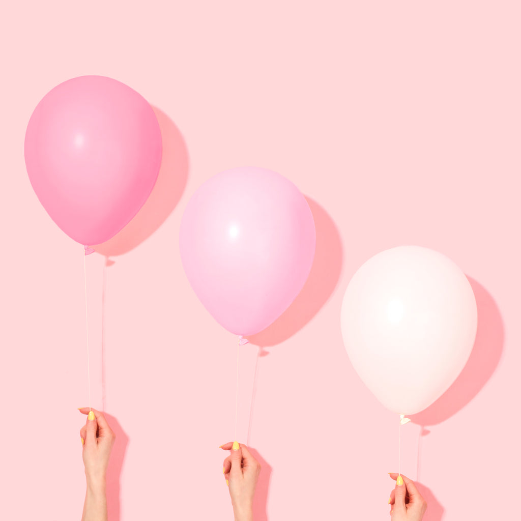 Pink Balloon Zoom Background