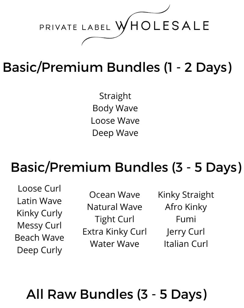 Bundles Shipping Times