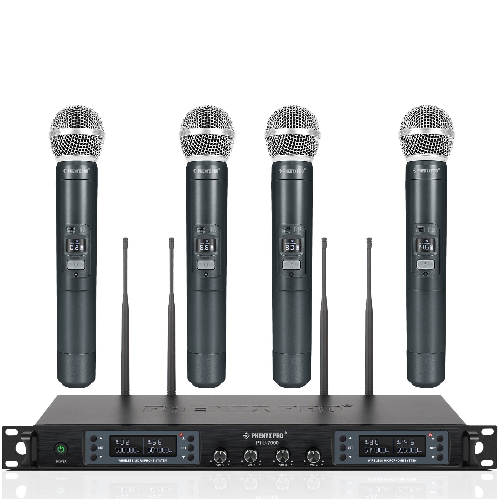 300　Ideal　mics　Church,　Handheld　for　Audio　Range　ft,　Microphone　to　GTD　up　System,　Karaoke,　Wireless　Party,　Cordless　Dj
