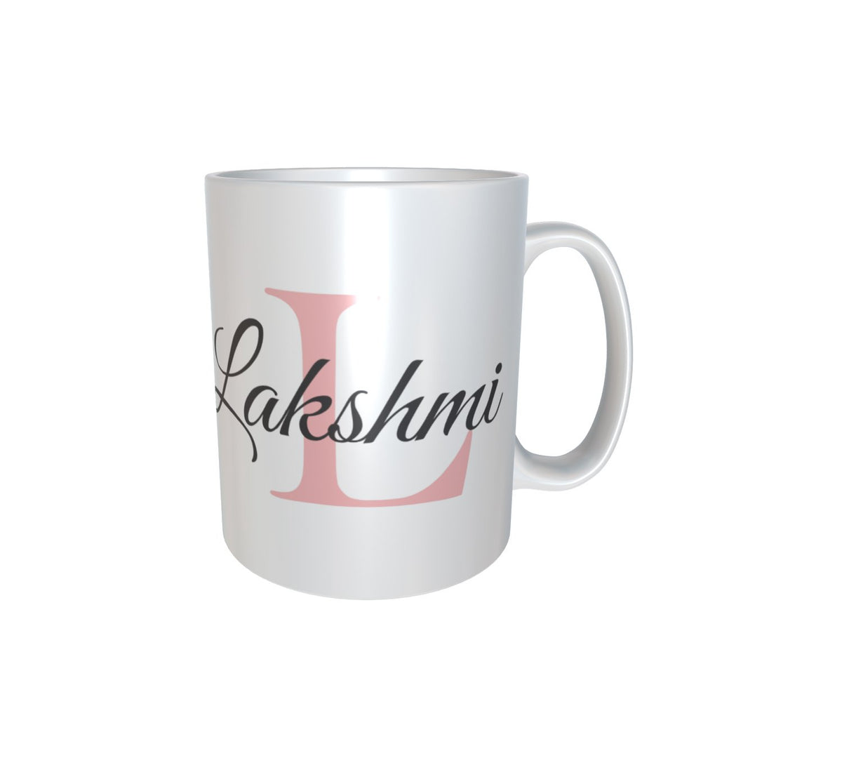 Personalised & Customised Alphabet L Name White Mug – Chhapdoh