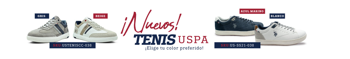 CALZADO – Etiquetado "TENIS" – U.S. Polo Assn. México