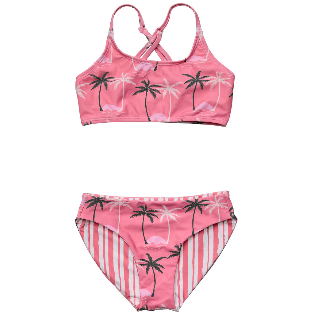Buy Palm Paradise Sustainable X Back Bikini by Rock online - Snapper Rock