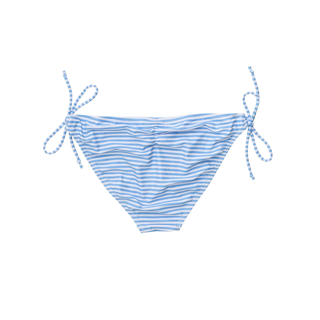 buik voor eeuwig Stijg Buy Ladies Powder Blue Sustainable Stripe Bikini Bottoms by Snapper Rock  online - Snapper Rock
