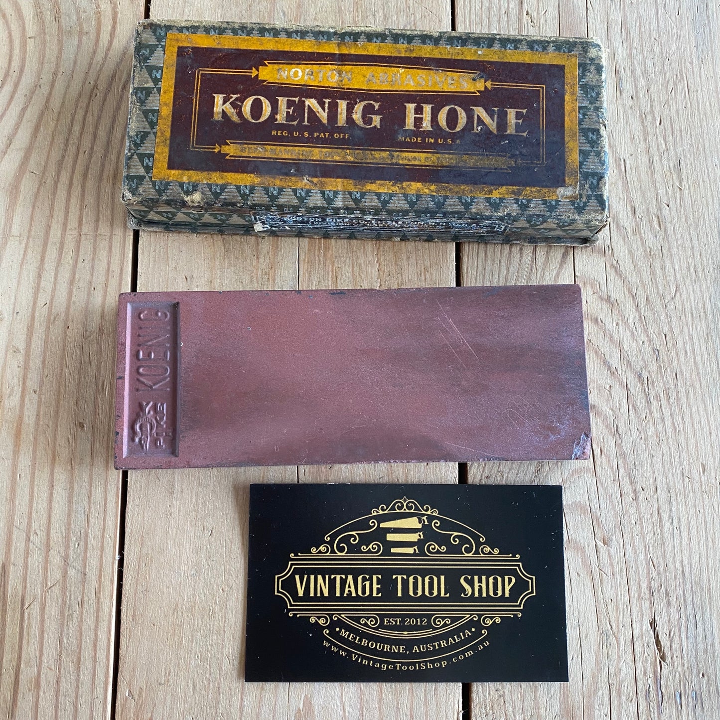 Vintage NORTON PIKE Koening barber HONE