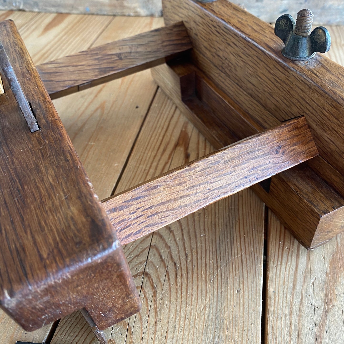 Antique Red Oak FRENCH PLOUGH Plane Y1864
