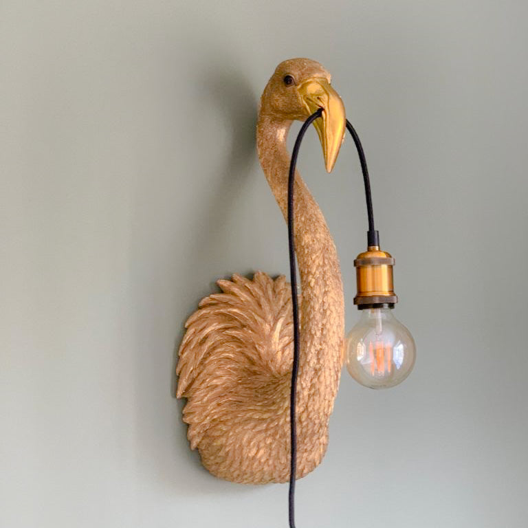 ostrich wall light