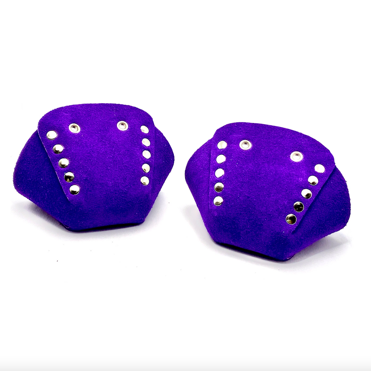 Purple Suede Roller Skate Toe Caps (Moxi Taffy Shade) –