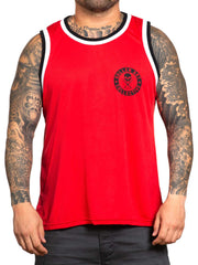 Sullen Men's BOH Red Jersey Tank Top