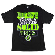 Famous Stars and Straps Black And Green Heavy Roots Solid Trees Mens Tee