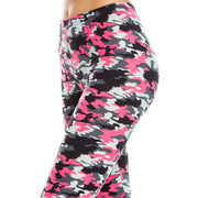 Sujetador deportivo Pink Camouflage Print Leggings