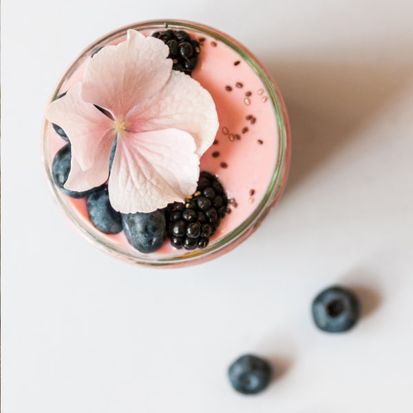 Banana blueberry and oat milk Smoothie recipe