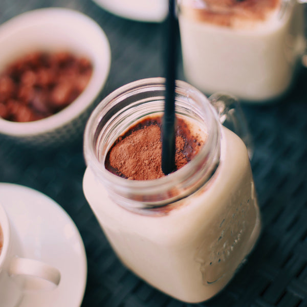 Chocolate oat milk and chia seed smoothie recipe