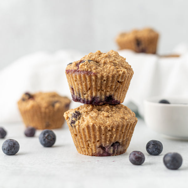 Vegan blueberry oat milk muffins recipe