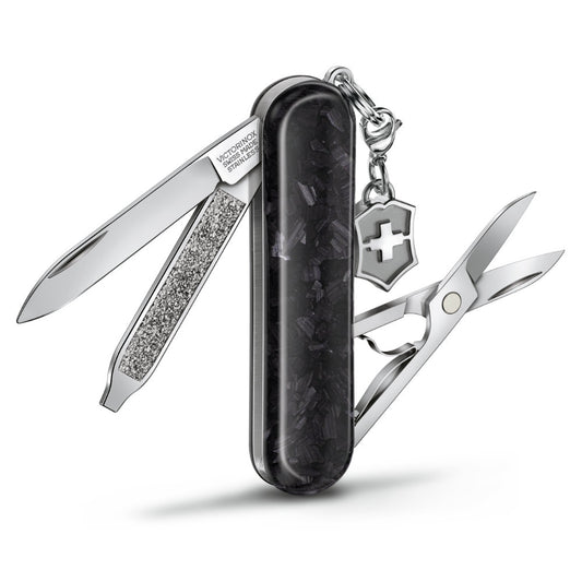 Victorinox Carbon Classic SD Brilliant Swiss Army Knife at Swiss Knife Shop