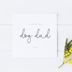 Best Dog Dad Ever Father's Day Card