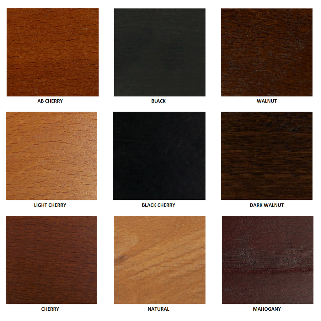Wood Stain Swatches for Richardson Seating