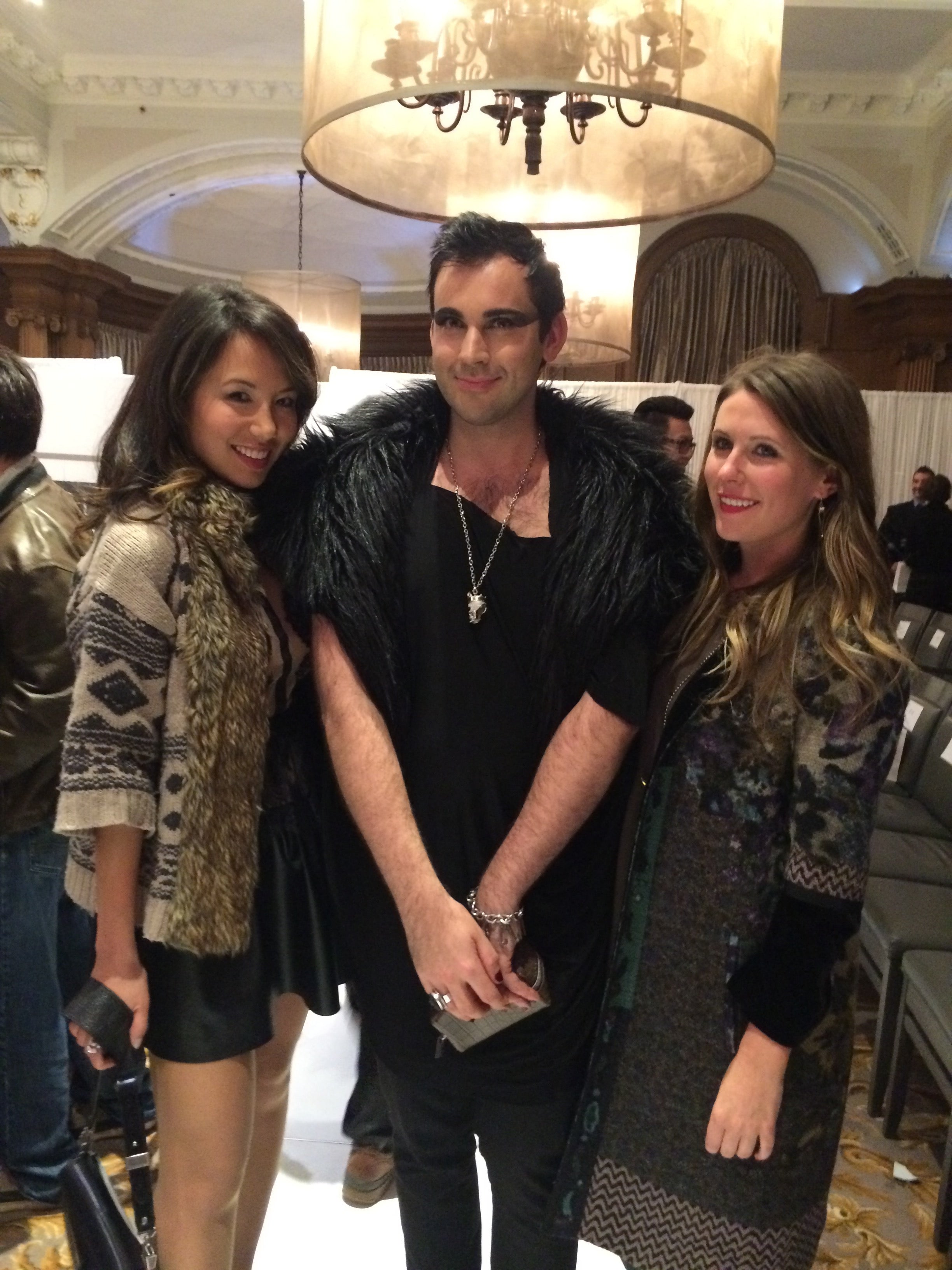 Jigme Nehring and Courtney Watkins of Mine & Yours with Justin Voltic from HUSH Magazine