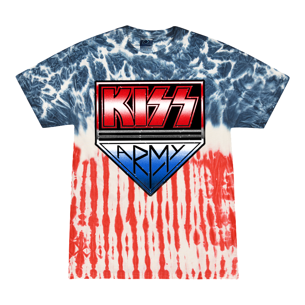 Kiss Army Tie-Dye T-Shirt