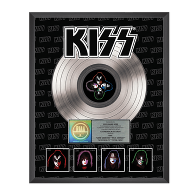 Personalized Platinum Solo Album Award