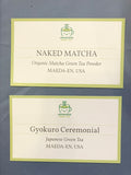 matcha and green tea