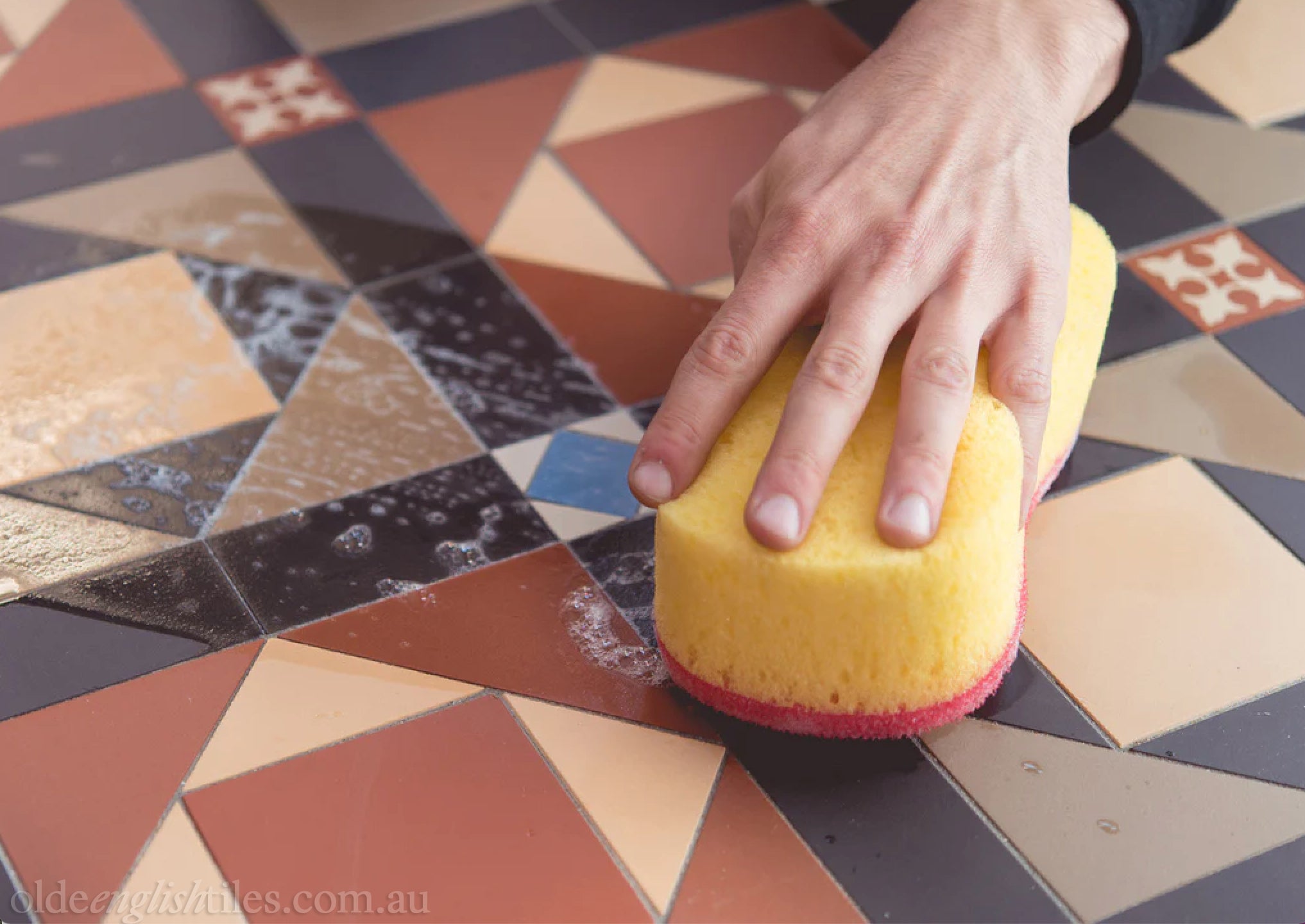 Cleaning your patterned floor tiles
