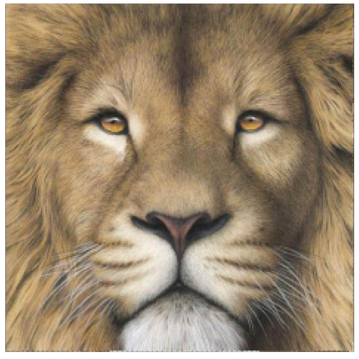 Yellow Lion Head 5D Diamond Painting - 5diamondpainting.com – Five