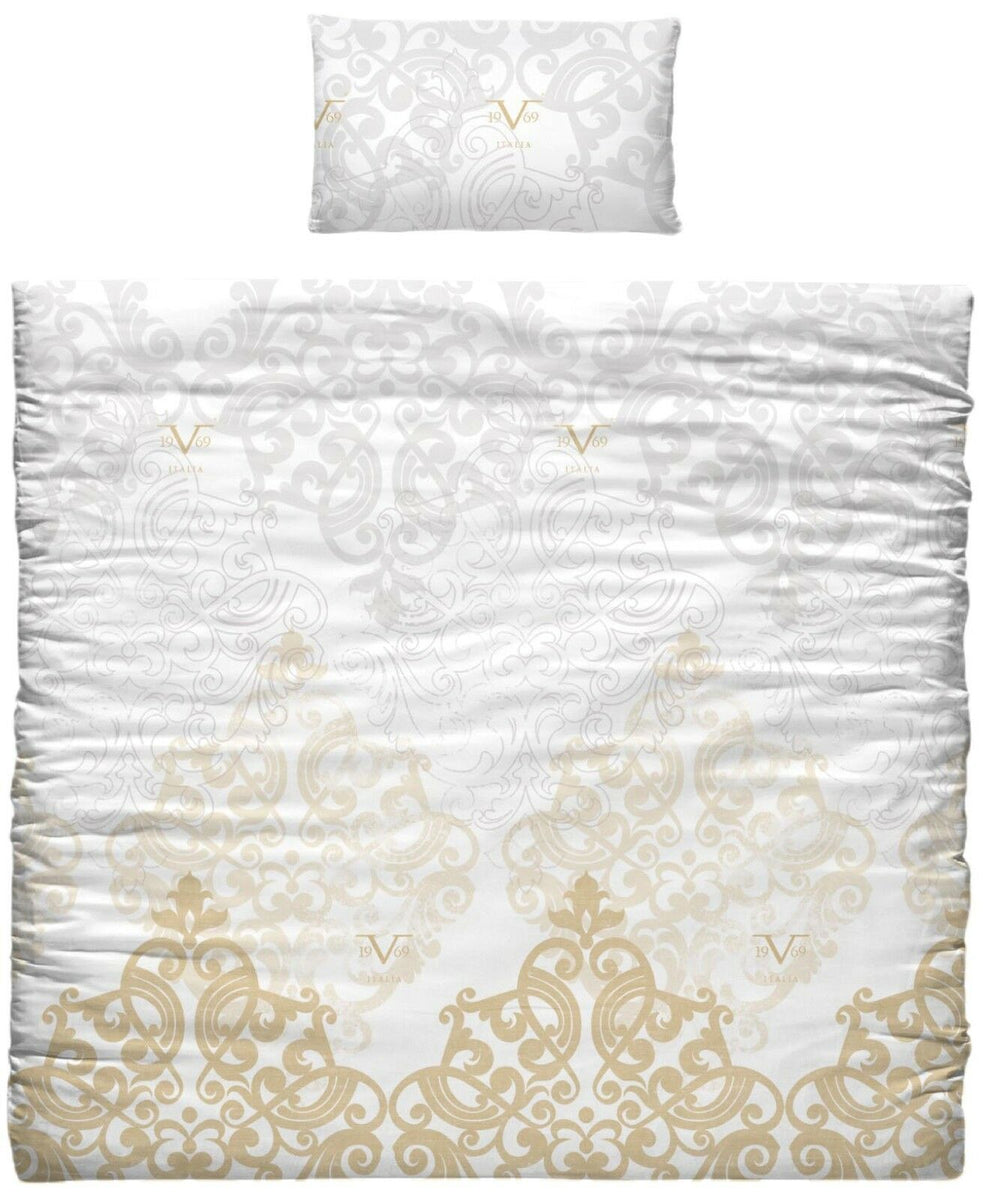 Versace 19 69 Gold Duvet Cover Pillow Case For Large Single Bed