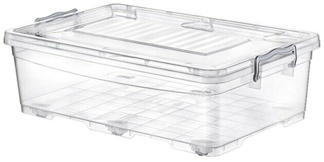 clear stackable storage boxes