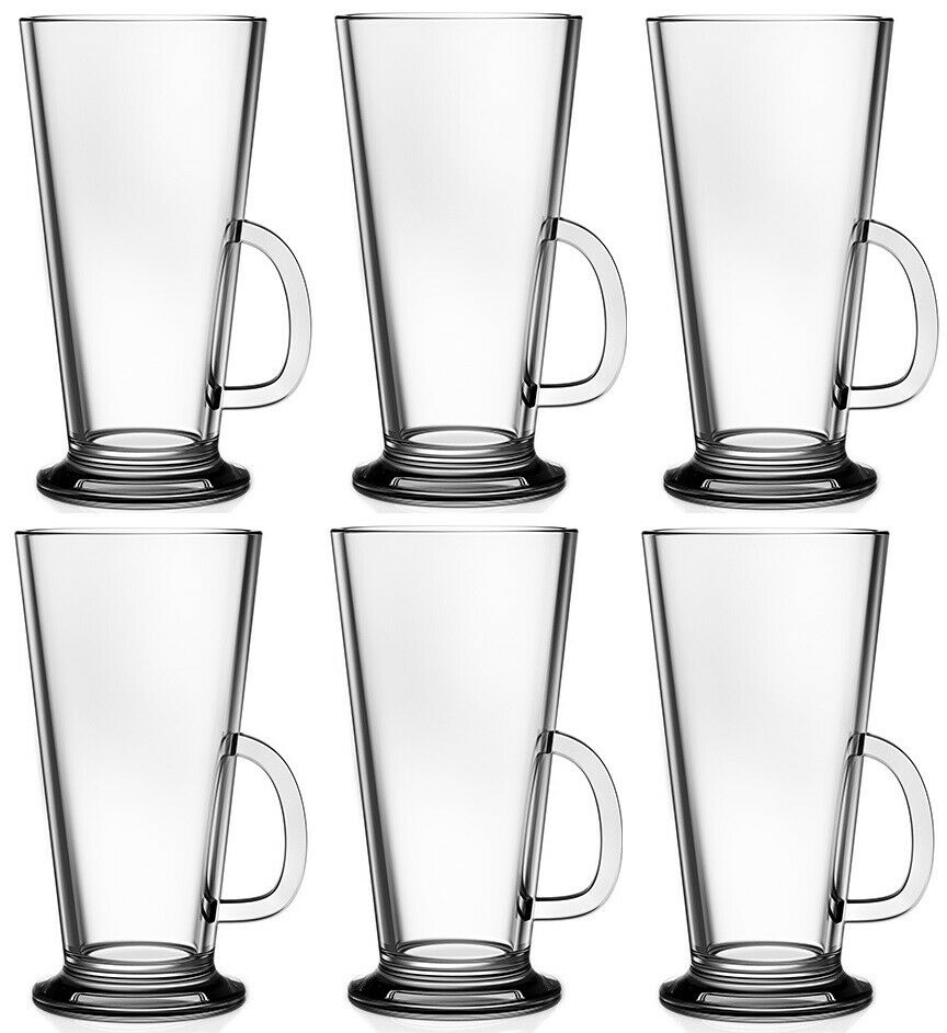 tall glass mugs