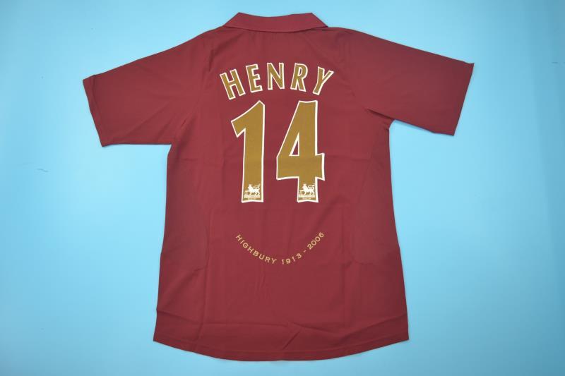 THIERRY HENRY 14 HIGHBURY FINAL GAME 