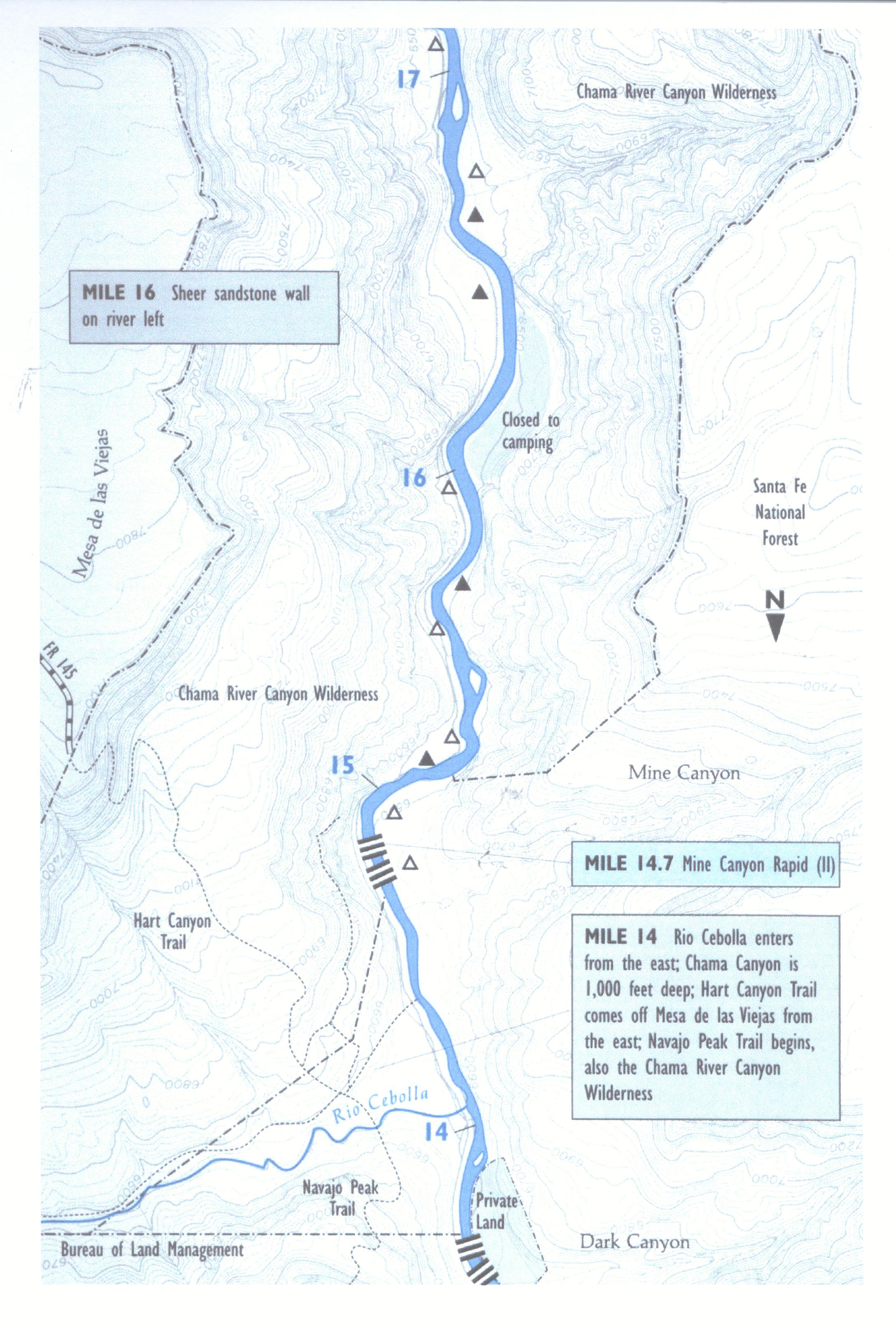 Rio Chama River Map Wild And Scenic Rio Chama River Map – Public Lands Interpretive Association