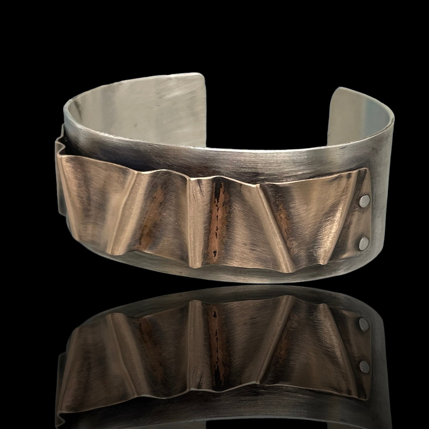 Plexus Silver Cuff Bracelet - Sterling Silver - MARIA DORAI RAJ