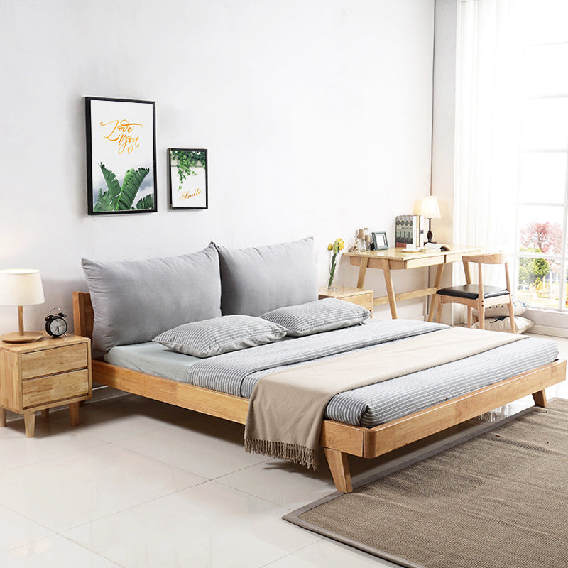 Solid Wood Bed Nordic Style Japanese Hotel B B Wedding Bed Small Apartment 1 51 8 M Bedroom Furniture Factory Direct Sales