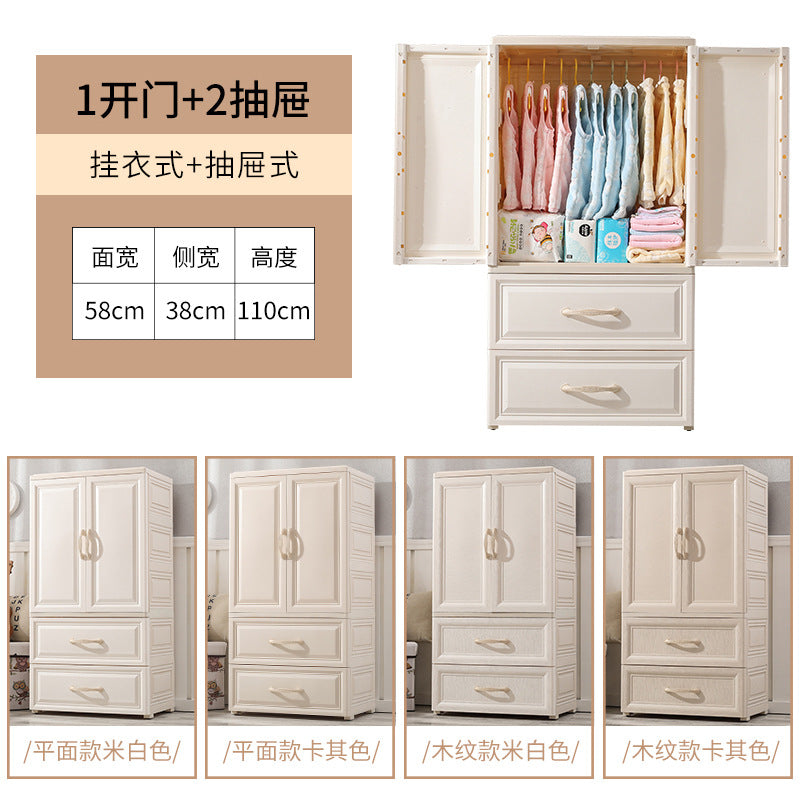 baby wardrobe closet with drawers