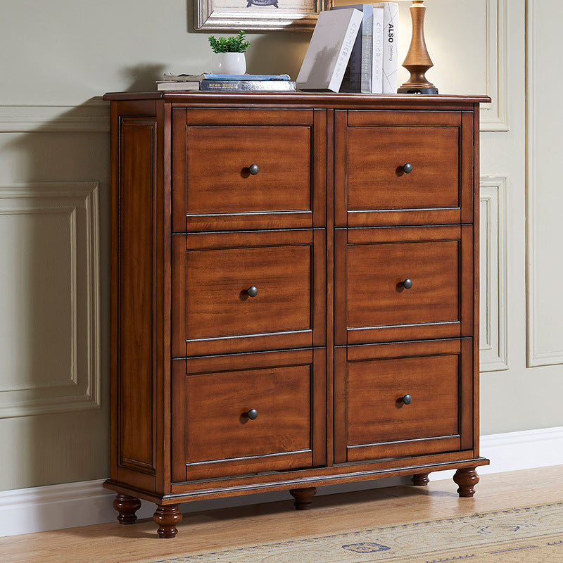 All solid wood shoe cabinet American 
