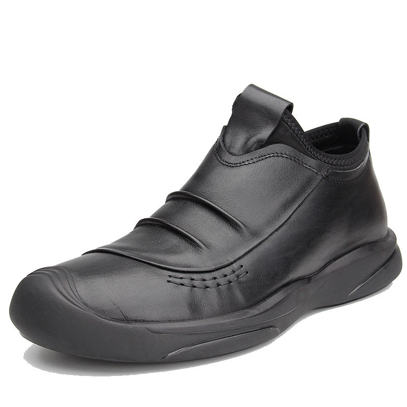 soft leather work shoes