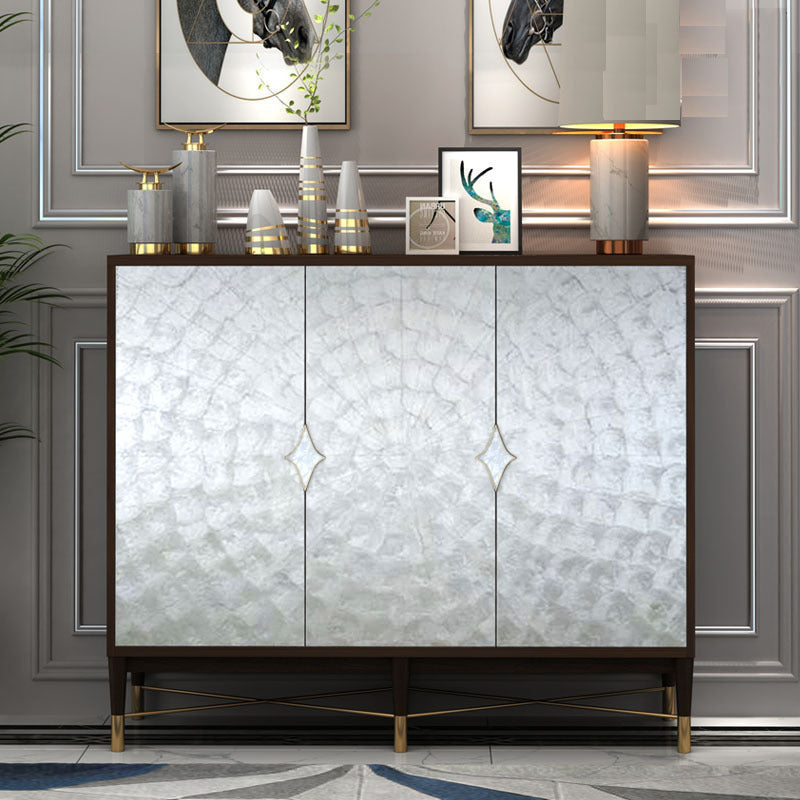 Simple American Light Luxury Solid Wood Shoe Cabinet Post Modern