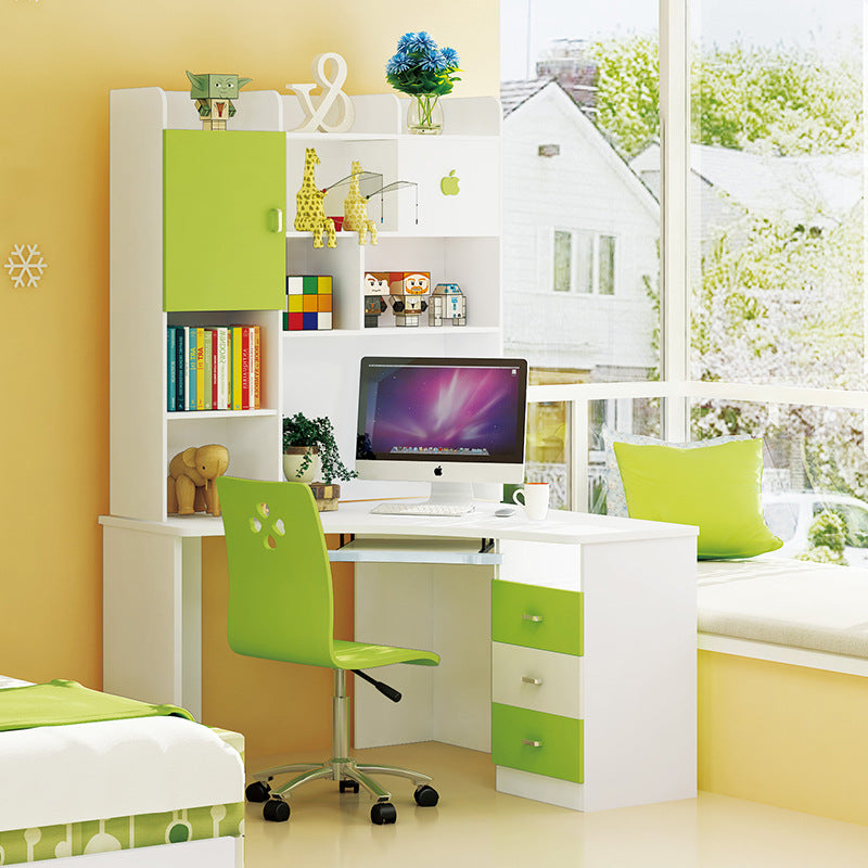 Children S Furniture Corner Desk Bookcase Study Table Girl