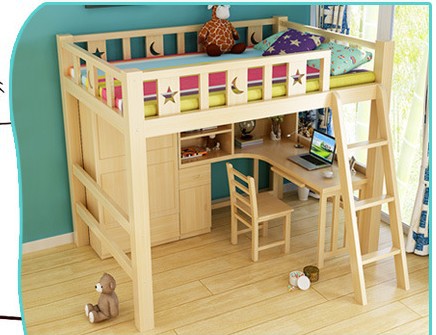 childrens bed with wardrobe