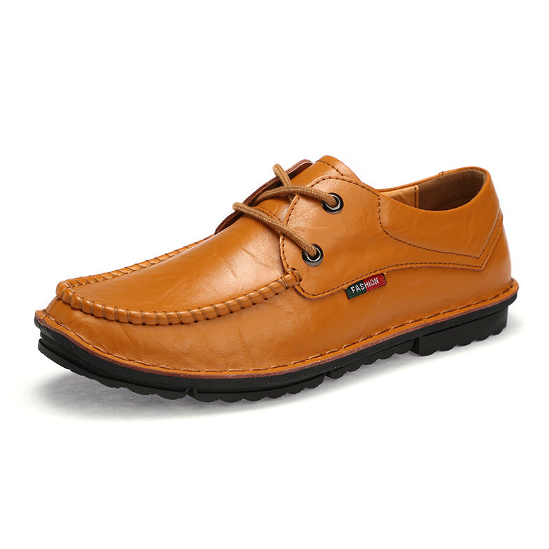 casual business men's soft leather shoes